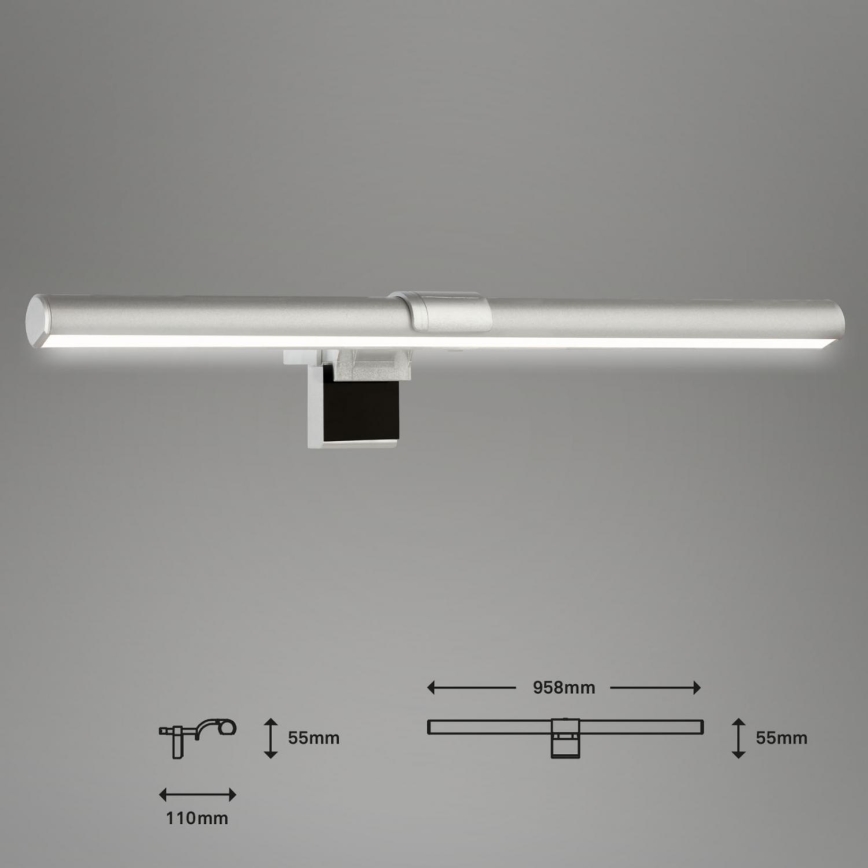 Briloner 2303-014 - Iluminação de monitor LED com regulação LED/3,5W/5V 3000/4500/6500K