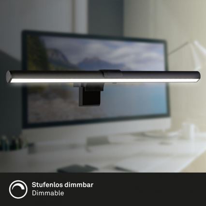 Briloner 2303-015 - Iluminação de monitor LED com regulação LED/3,5W/230V 2700/4000/6500K
