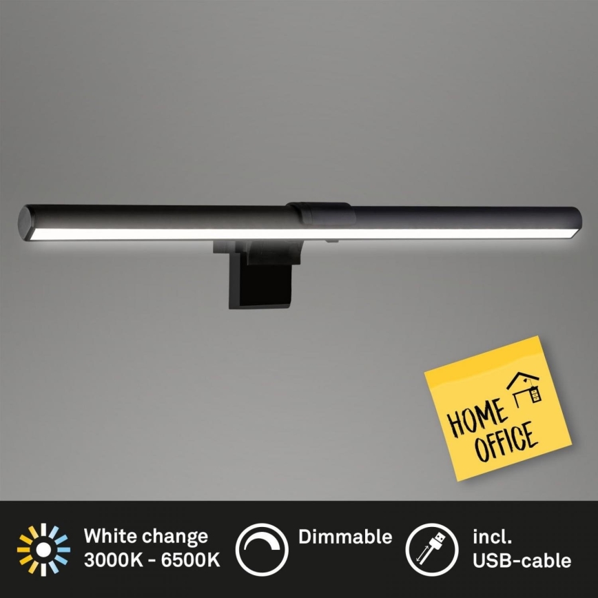 Briloner 2303-015 - Iluminação de monitor LED com regulação LED/3,5W/230V 2700/4000/6500K