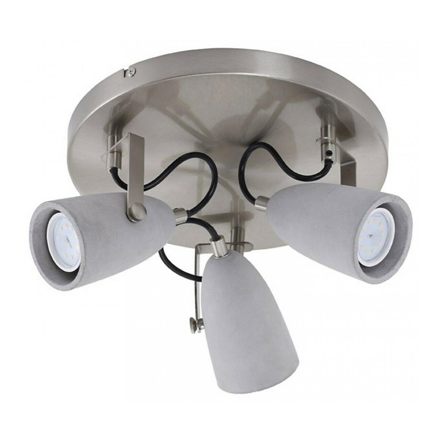 Briloner 2529-032 - Foco LED THIMBLE 3xGU10/5W/230V betão