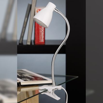 Briloner 2615-016P - Candeeiro com clipe LED GRIP LED/2,5W/230V branco