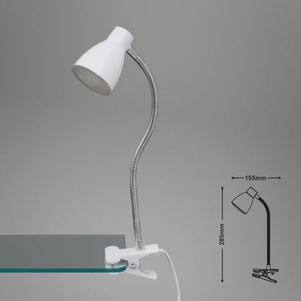 Briloner 2615-016P - Candeeiro com clipe LED GRIP LED/2,5W/230V branco