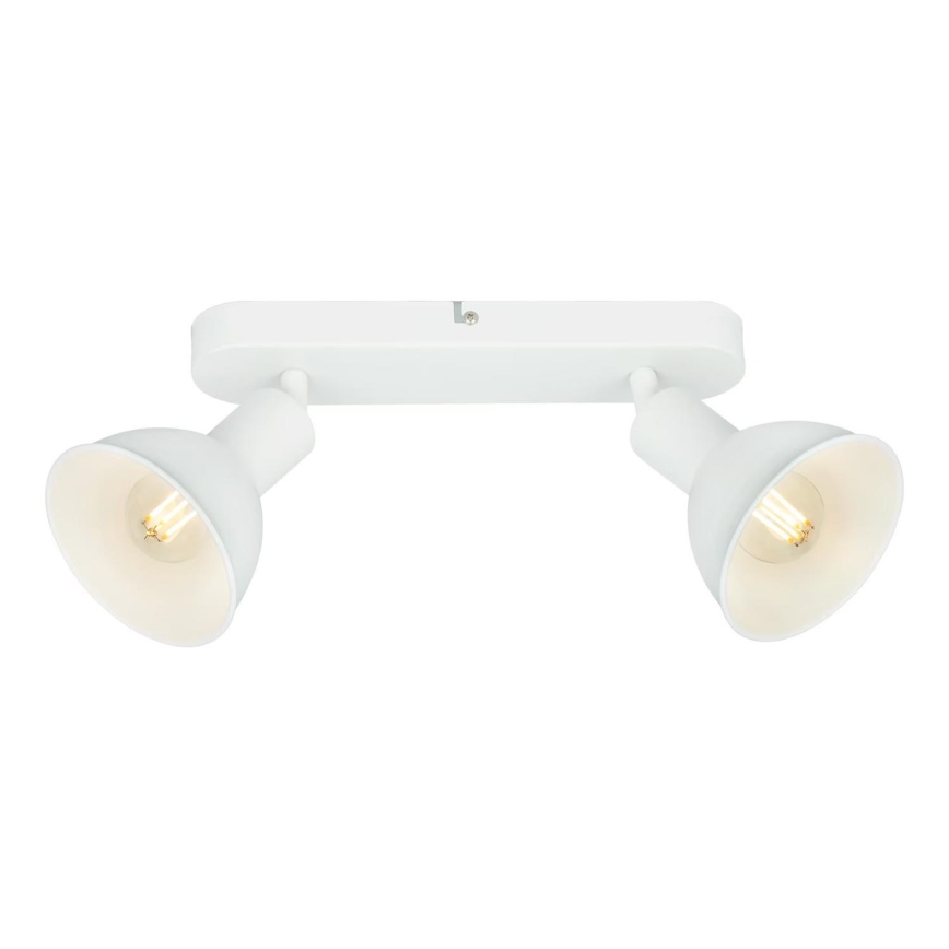 Briloner 2674-026 - Foco RETRO 2xE14/25W/230V branco