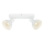 Briloner 2674-026 - Foco RETRO 2xE14/25W/230V branco