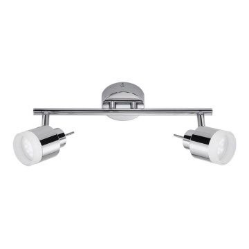 Briloner 2733-028 - Luminária de teto LED para banheiro SPLASH 2xLED/4W/230V IP44