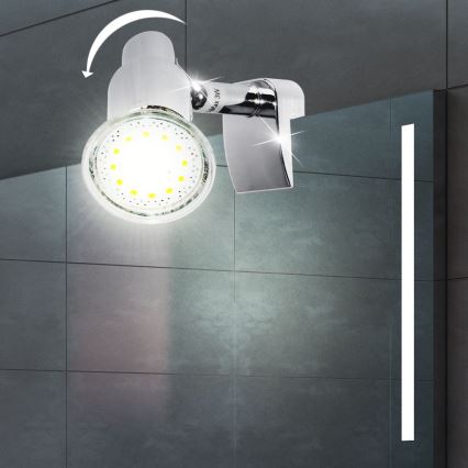 Briloner 2792-018 - Iluminação de espelho LED SPLASH 1xGU10/3W/230V