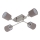 Briloner 2810-042 - candelabro integrado NATURE 4xE14/5,5W/230V