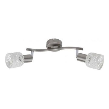 Briloner 2826-022 - Foco SPOT 2xE14/6W/230V cromado mate