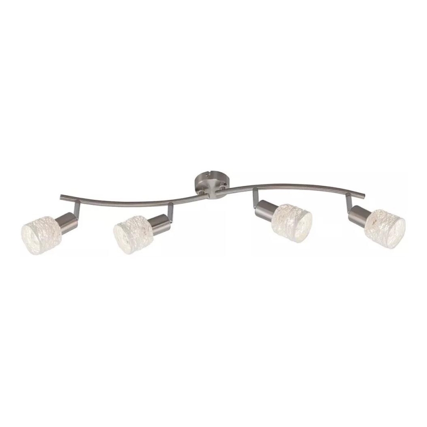 Briloner 2826-042 - Foco SPOT 4xE14/6W/230V cromado mate