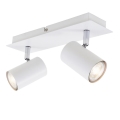 Briloner 2857-026 - Foco SPOT 2xGU10/40W/230V branco