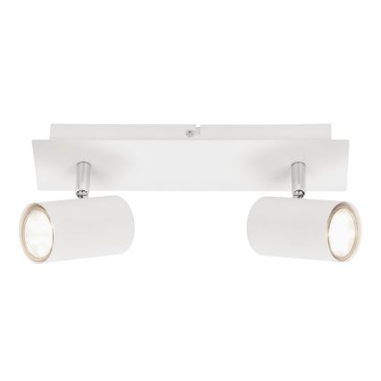 Briloner 2857-026 - Foco SPOT 2xGU10/40W/230V branco