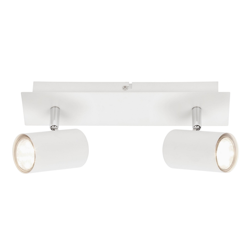 Briloner 2857-026 - Foco SPOT 2xGU10/40W/230V branco