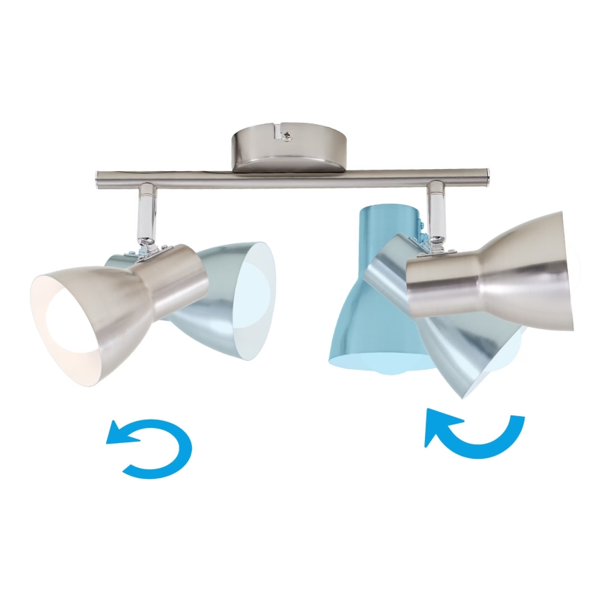 Briloner 2860-022 - Foco 2xE14/25W/230V
