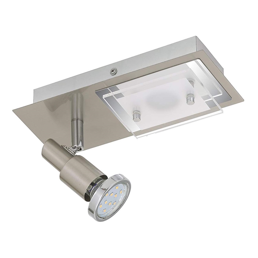 Briloner 2879-022 - Luz de teto LED COMBINATA 1xGU10/3W + LED/5W/230V