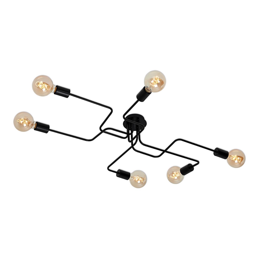 Briloner 2887-065 - Candelabro integrado FARETTO 6xE27/60W/230V