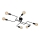 Briloner 2887-065 - Candelabro integrado FARETTO 6xE27/60W/230V