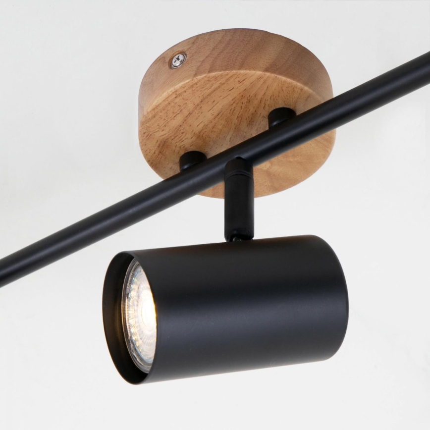 Briloner 2920-035 - Foco SPOTLIGHT 3xGU10/35W/230V preto