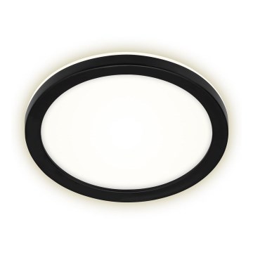 Briloner 3008-015 - Iluminação de teto LED LED/8W/230V diâmetro 21 cm preto IP44