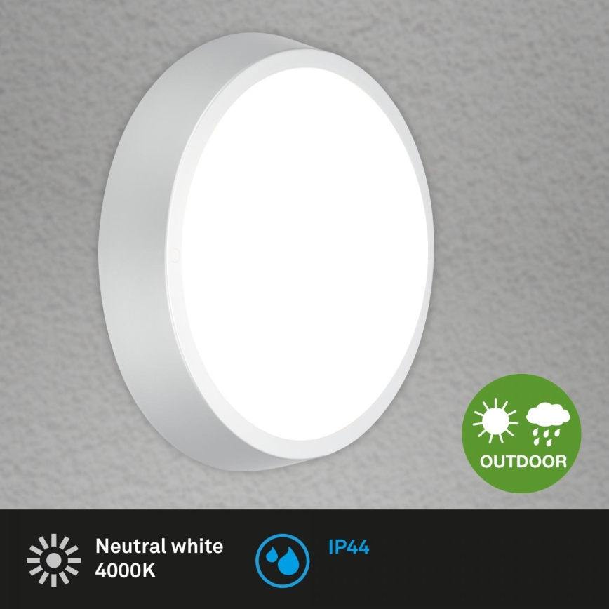 Briloner 3018-014 - Iluminação de teto para casa de banho LED HAGEN LED/24W/230V IP44 branco