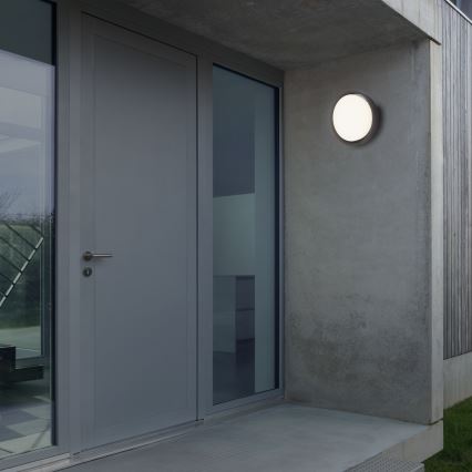 Briloner 3019-015 - Iluminação de parede exterior LED GENUA LED/18W/230V IP44 preto