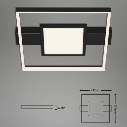 Briloner 3028-015 - Iluminação de teto LED com regulação FRAME LED/38W/230V