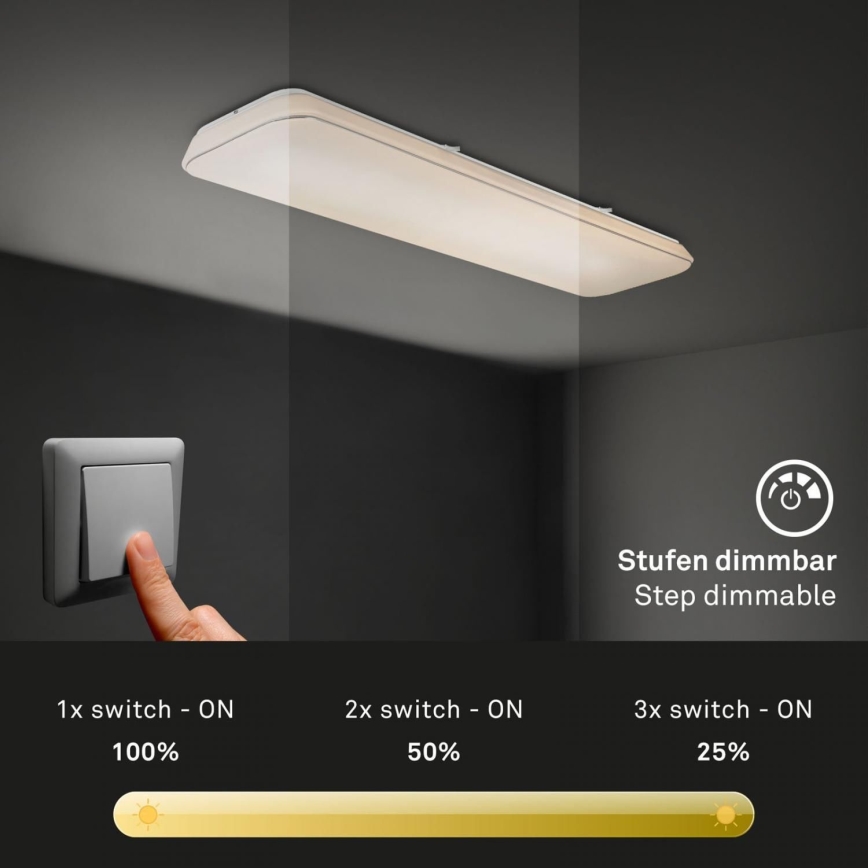Briloner 3042-016 - Iluminação de teto LED com regulação RUPA LED/48W/230V