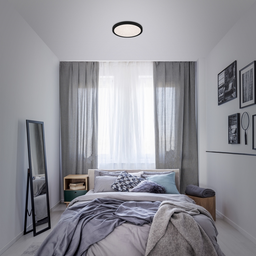 Briloner 3048-015 - Iluminação de teto LED RUNA LED/18W/230V preto