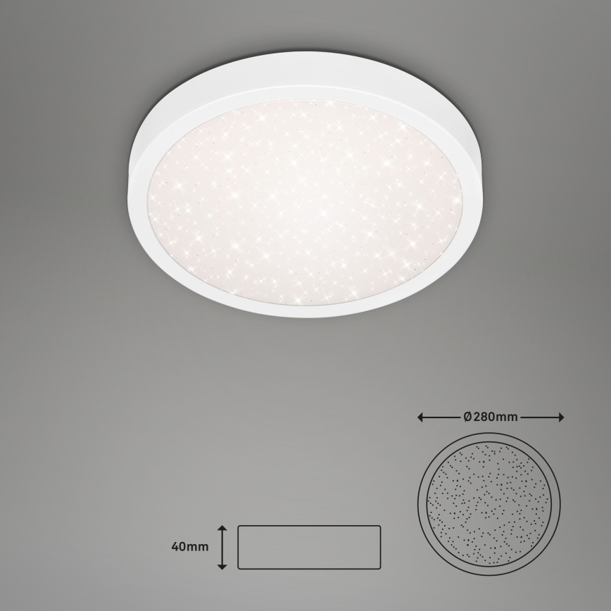 Briloner 3048-016 - Iluminação de teto LED RUNA LED/18W/230V branco