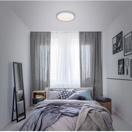 Briloner 3071-014 - Iluminação de teto LED RUNA LED/24W/230V prateado