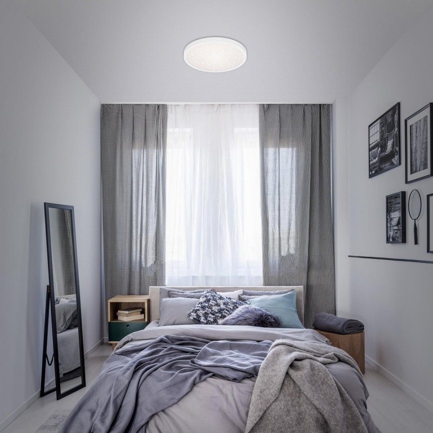 Briloner 3071-016 - Iluminação de teto LED RUNA LED/24W/230V 4000K diâmetro 38 cm branco