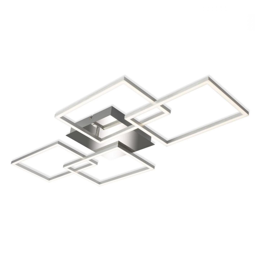 Briloner 3091-018 - Iluminação de teto LED com regulação FRAME LED/30W/230V cromado brilhante
