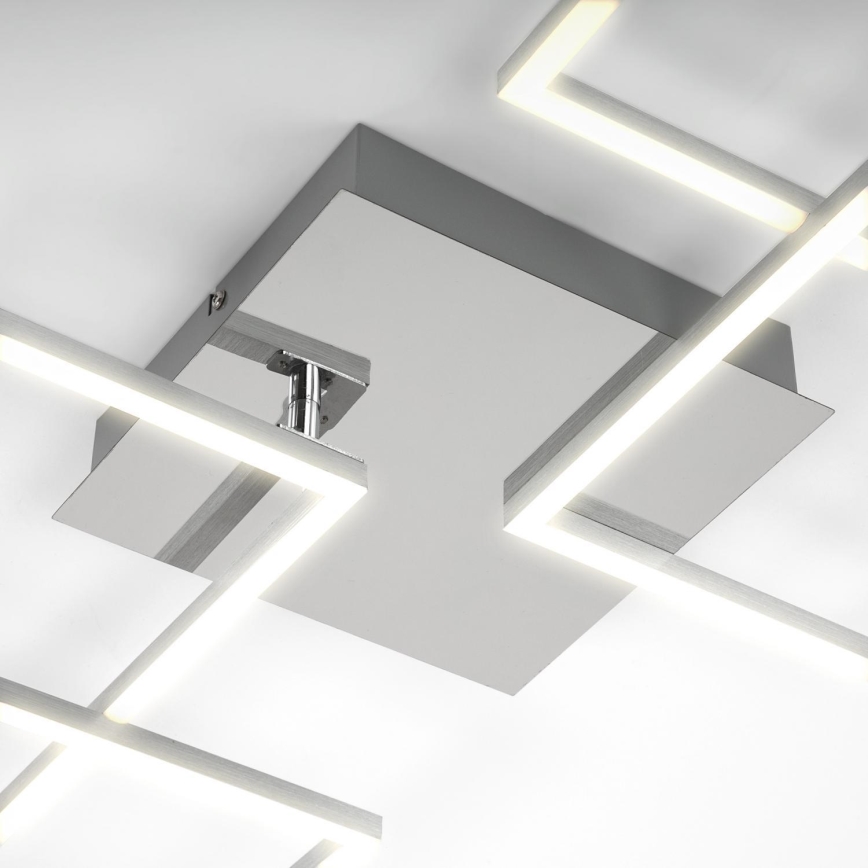 Briloner 3091-018 - Iluminação de teto LED com regulação FRAME LED/30W/230V cromado brilhante