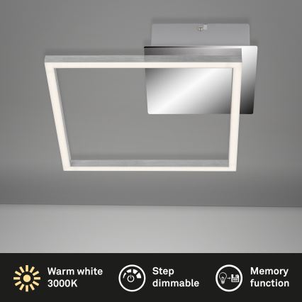 Briloner 3105-018 - LIluminação de teto LED com regulação FRAMES LED/9,7W/230V