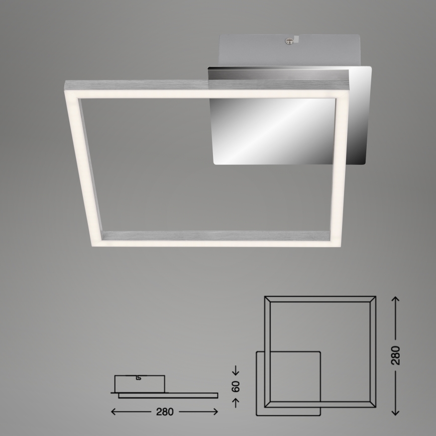 Briloner 3105-018 - LIluminação de teto LED com regulação FRAMES LED/9,7W/230V