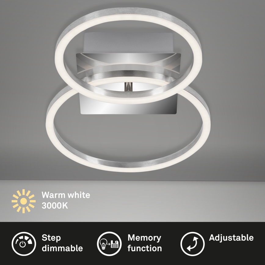 Briloner 3110-018 - Iluminação de teto LED com regulação FRAMES LED/16W/230V