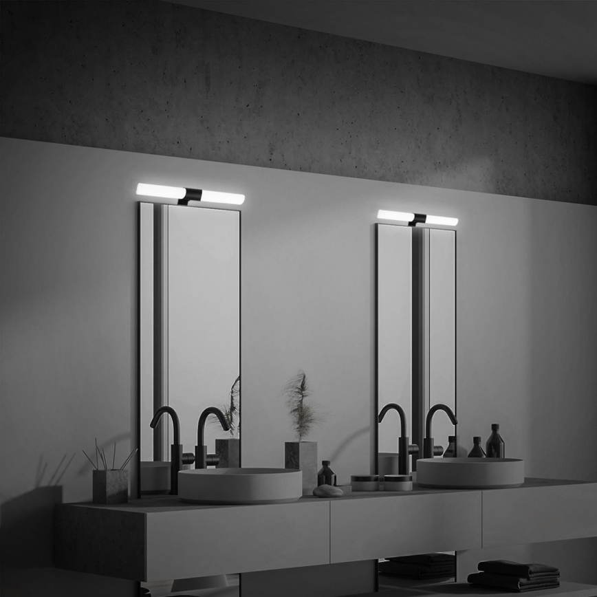Briloner 3113-115 - Iluminação de espelho para casa de banho LED LED/12W/230V IP44 47 cm preto