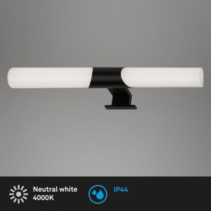 Briloner 3113-115 - Iluminação de espelho para casa de banho LED LED/12W/230V IP44 47 cm preto