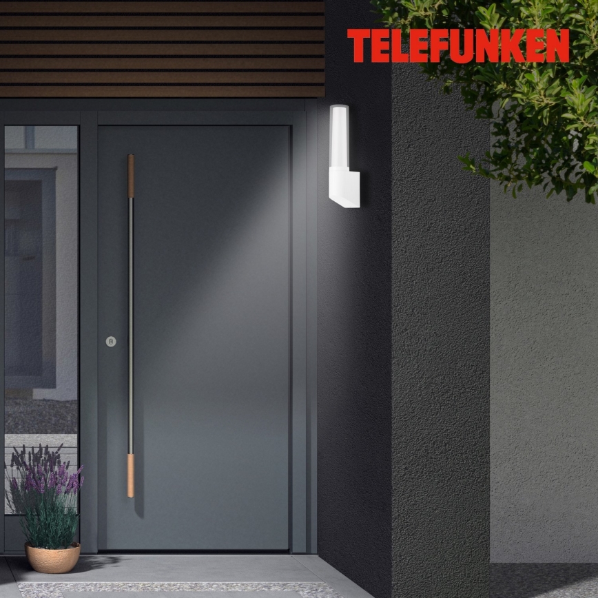 Briloner 311306TF - Iluminação de parede exterior LED LED/8W/230V 4000K IP44 branco