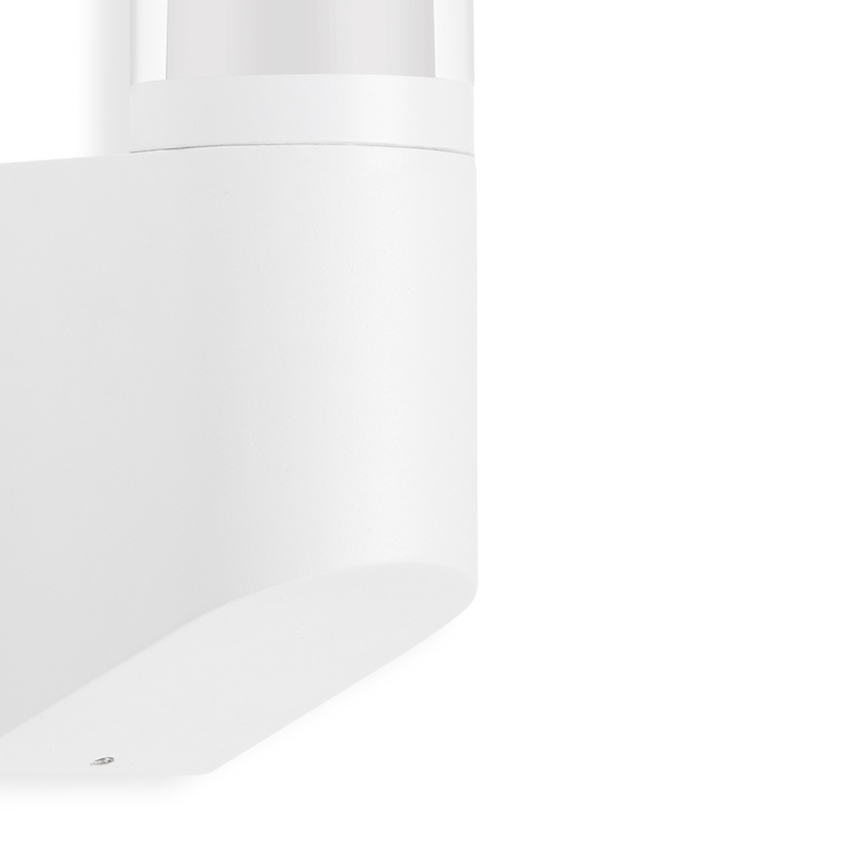 Briloner 311306TF - Iluminação de parede exterior LED LED/8W/230V 4000K IP44 branco