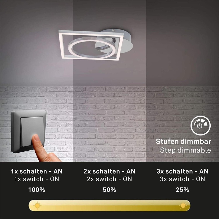 Briloner 3114-018 - Iluminação de teto LED com regulação FRAME LED/19,6W/230V 3000K