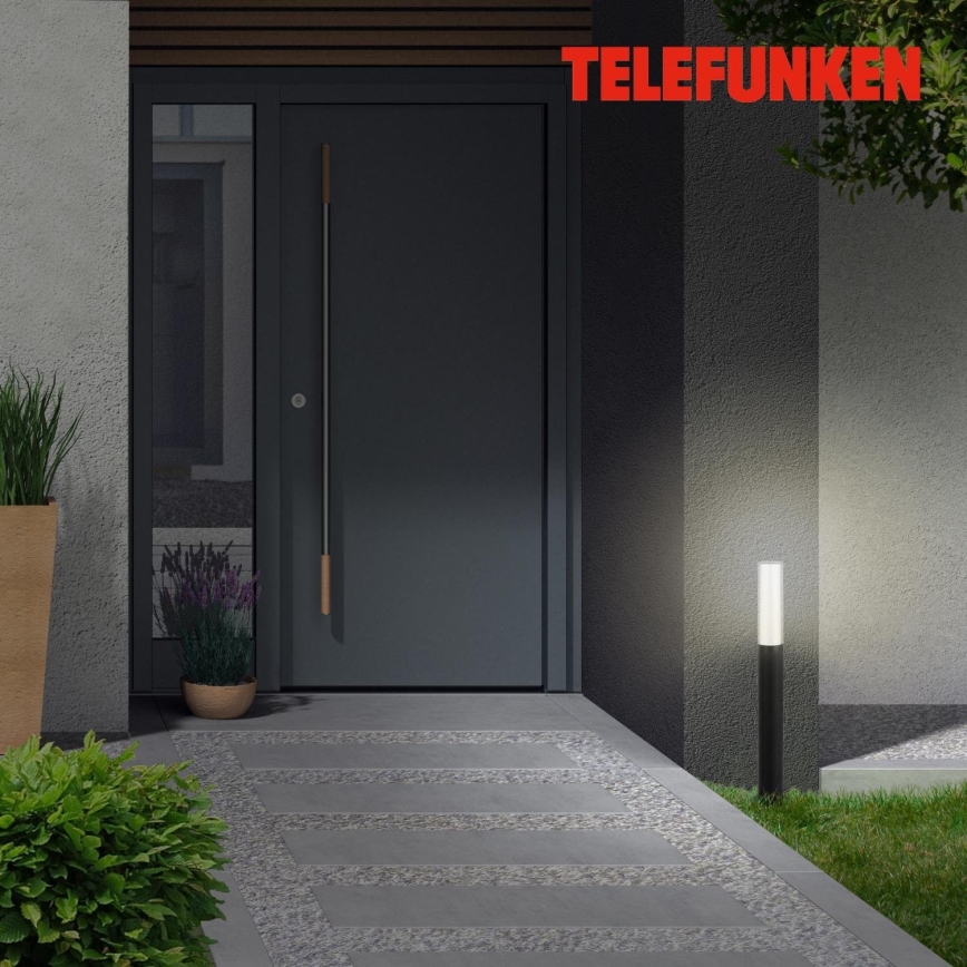 Briloner 311405TF - Candeeiro exterior LED LED/8W/230V IP44 4000K 57 cm preto