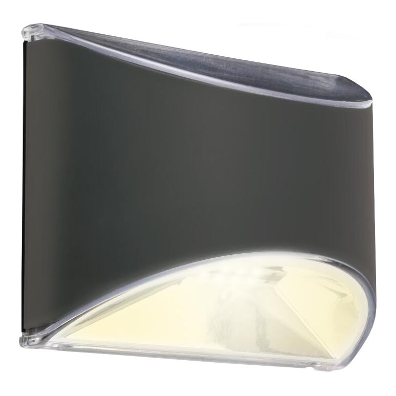 Briloner 3133015 - Iluminação de parede solar LED LED/2W/3,7V IP44 3000K