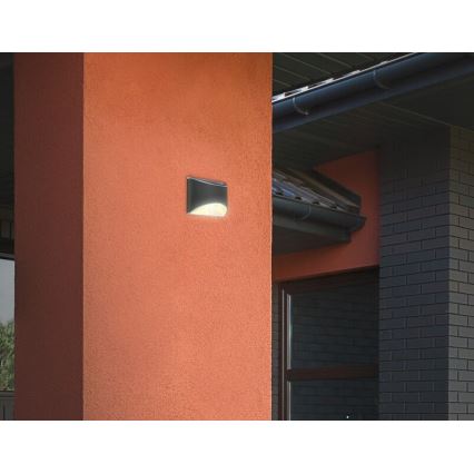 Briloner 3133015 - Iluminação de parede solar LED LED/2W/3,7V IP44 3000K