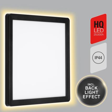Briloner 313505TF - Iluminação de parede exterior LED LED/15W/230V IP44 4000K preto