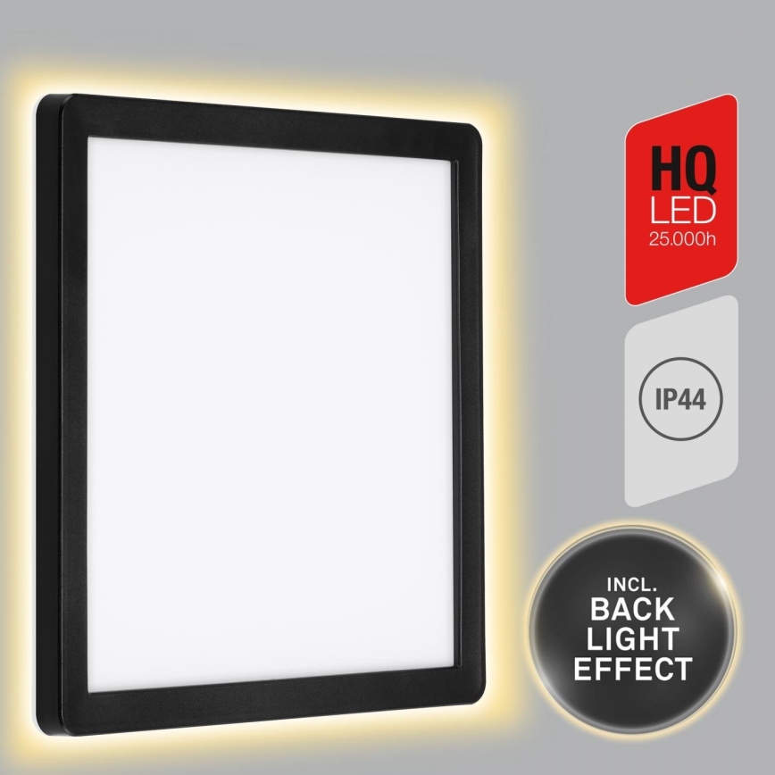 Briloner 313505TF - Iluminação de parede exterior LED LED/15W/230V IP44 4000K preto