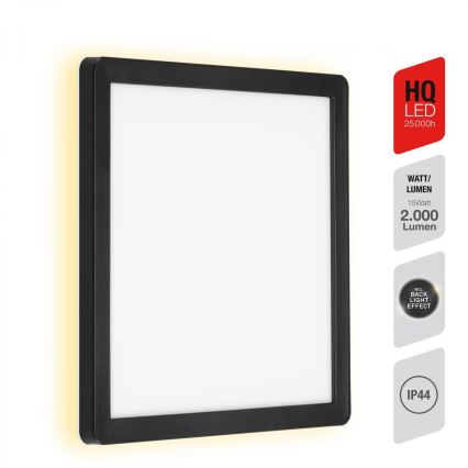 Briloner 313505TF - Iluminação de parede exterior LED LED/15W/230V IP44 4000K preto