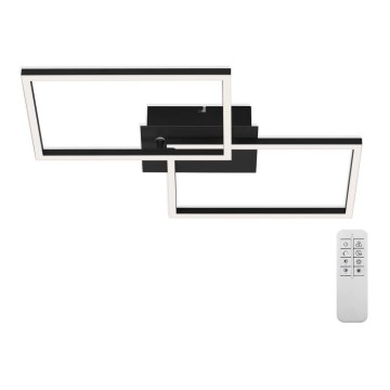 Briloner 3149-018 - Candelabro montado à superfície LED com regulação FRAME 2xLED/15W/230V + controlo remoto