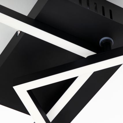 Briloner 3149-018 - Candelabro montado à superfície LED com regulação FRAME 2xLED/15W/230V + controlo remoto