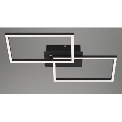 Briloner 3149-018 - Candelabro montado à superfície LED com regulação FRAME 2xLED/15W/230V + controlo remoto