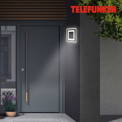 Briloner 315905TF - Iluminação de parede exterior LED LED/15W/230V IP44 4000K preto